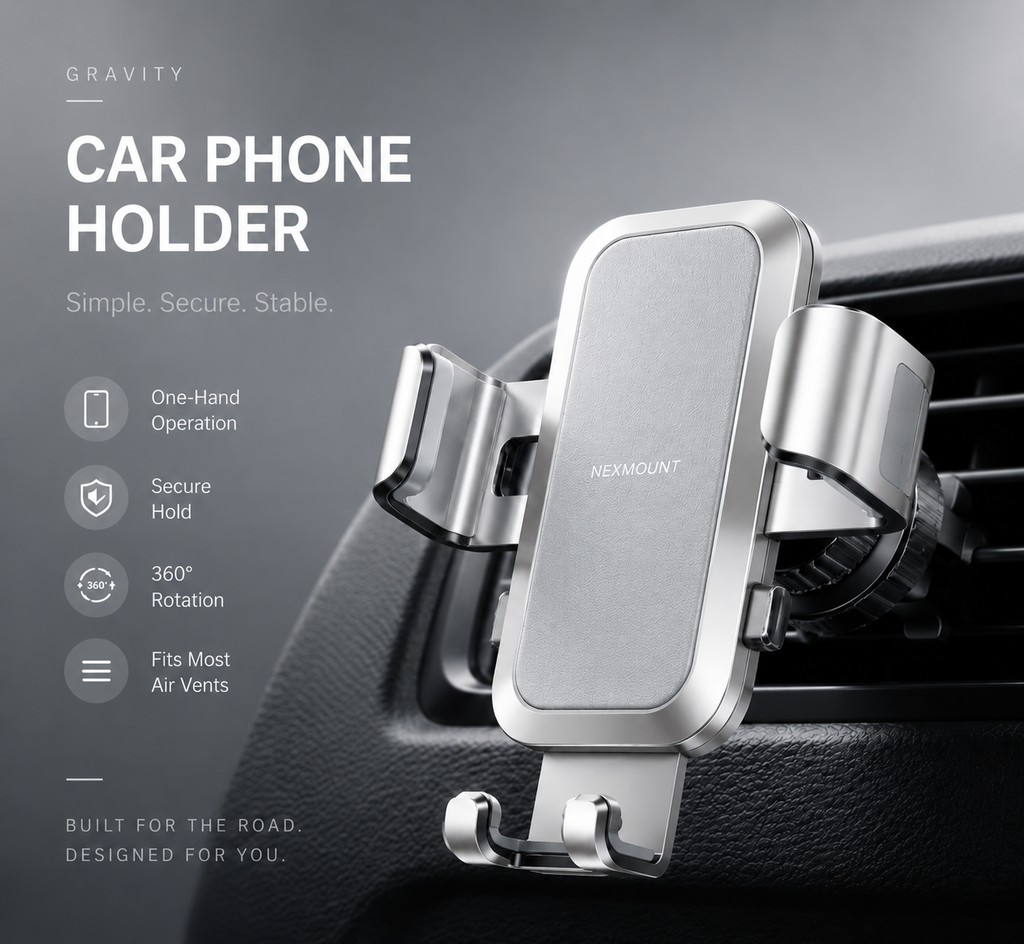 GRAVITY CAR PHONE HOLDER