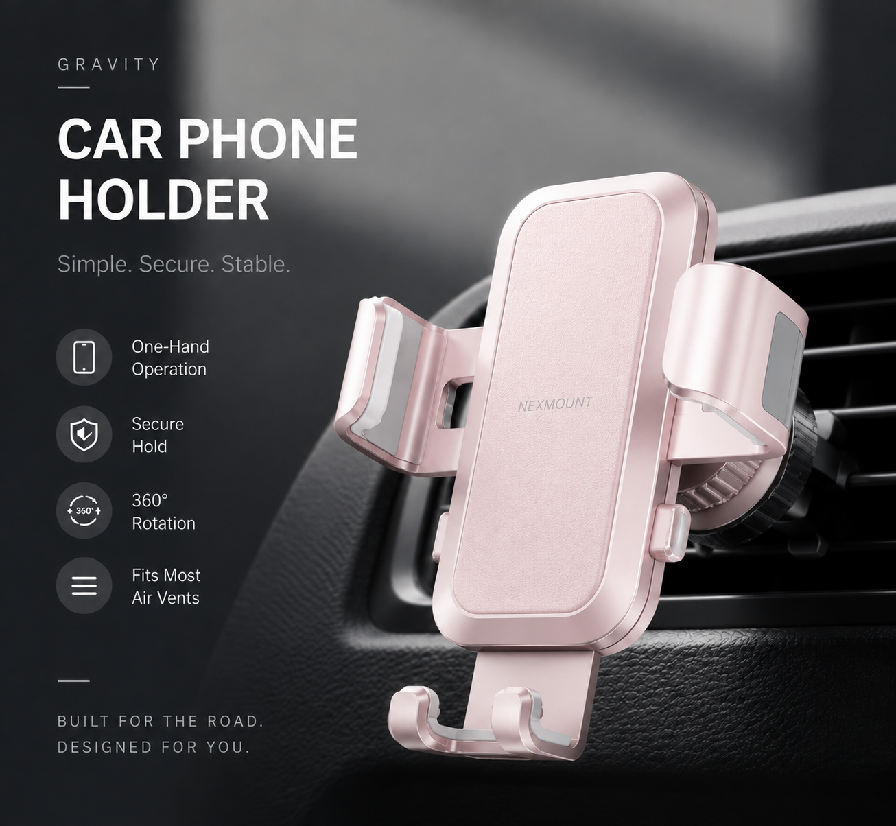 GRAVITY CAR PHONE HOLDER